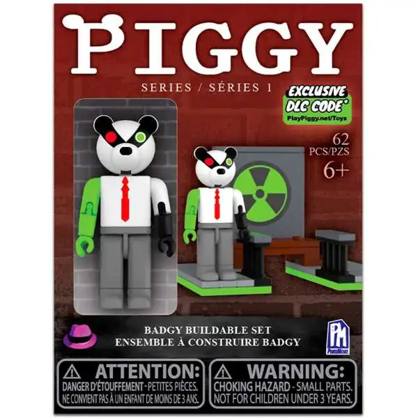 PIGGY🐷Roblox Series 1*PIGGY*ROBBY*BADGY*TORCHER Buildable Sets W/Excl DLC  Codes