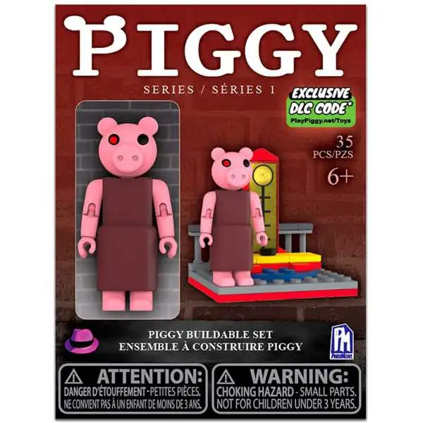 NEW Roblox Piggy Series 1 Buildable Set Exclusive DLC Code *5pc* Sealed