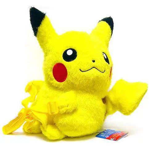 Pokemon Japanese Back-Strap Pikachu Plush