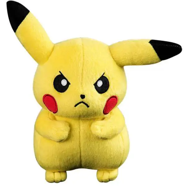 Pokemon Pikachu 8-Inch Plush [Angry Face]
