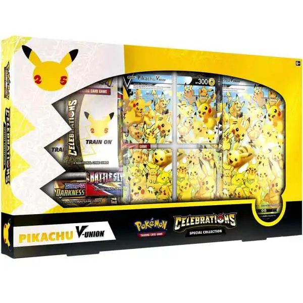 Pokémon Celebrations Pikachu Pokemon Celebrations Pikachu V-Union Exclusive Collection Box