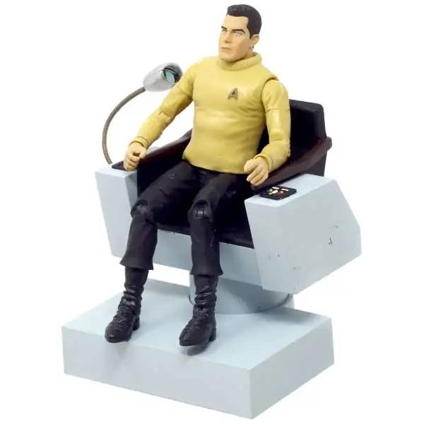 Star Trek 40th Anniversary Catpain Pike with Command Chair Exclusive Action Figure [Loose]