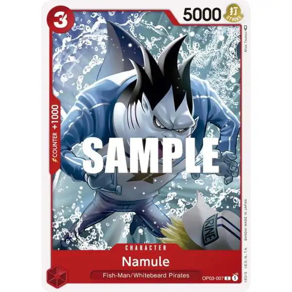 One Piece Trading Card Game Pillars of Strength Common Namule OP03-007