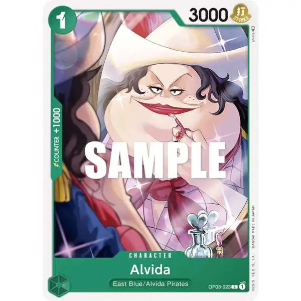 One Piece Trading Card Game Pillars of Strength Common Alvida OP03-023