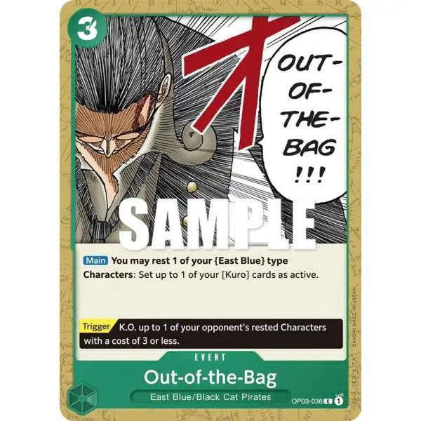 One Piece Trading Card Game Pillars of Strength Common Out-of-the-Bag OP03-036