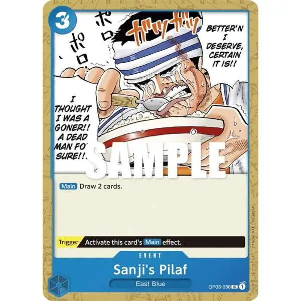One Piece Trading Card Game Pillars of Strength Uncommon Sanji's Pilaf OP03-056