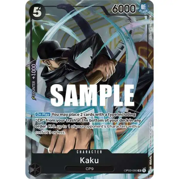 One Piece Trading Card Game Pillars of Strength Super Rare Kaku OP03-080 [Alternate Art]