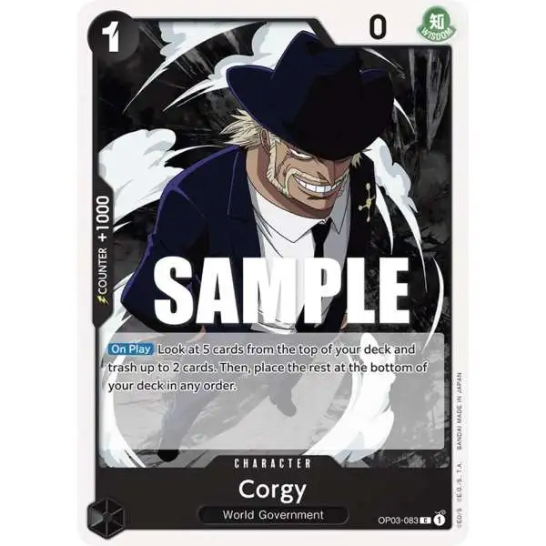 One Piece Trading Card Game Pillars of Strength Common Corgy OP03-083