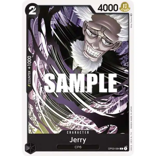 One Piece Trading Card Game Pillars of Strength Common Jerry OP03-084