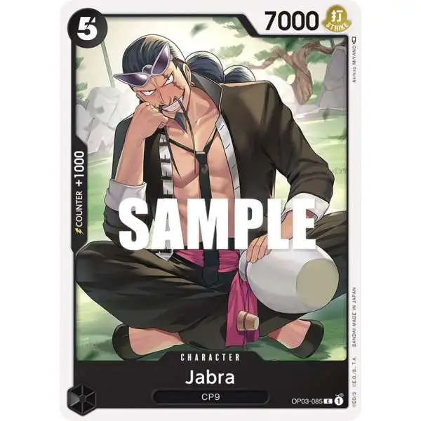 One Piece Trading Card Game Pillars of Strength Common Jabra OP03-085