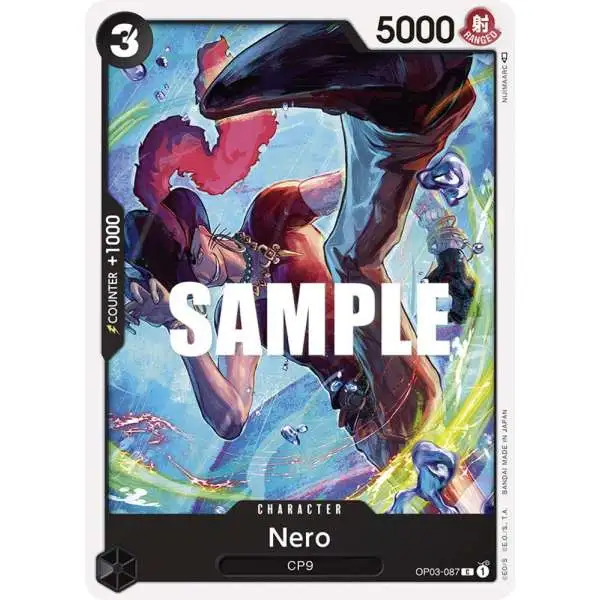 One Piece Trading Card Game Pillars of Strength Common Nero OP03-087