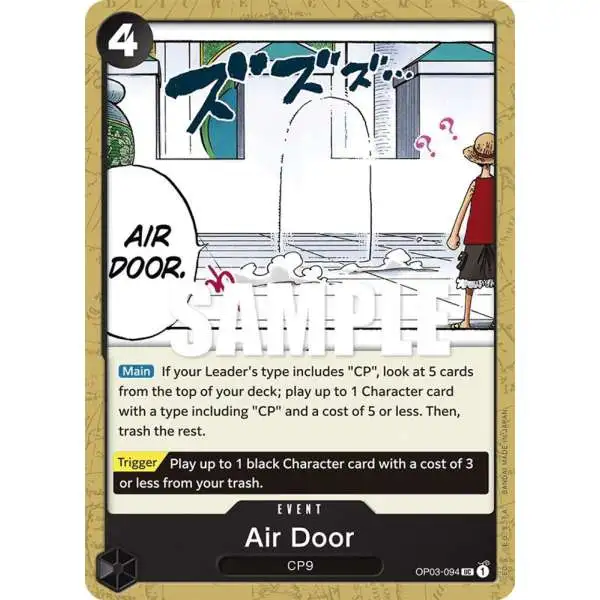 One Piece Trading Card Game Pillars of Strength Uncommon Air Door OP03-094