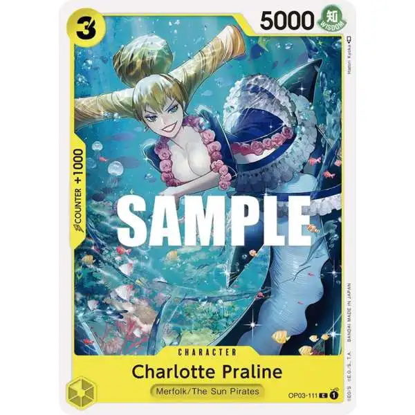 One Piece Trading Card Game Pillars of Strength Common Charlotte Praline OP03-111