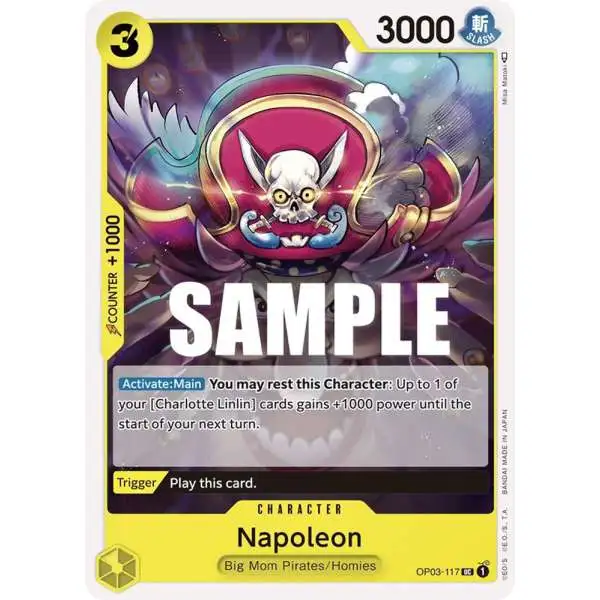 One Piece Trading Card Game Pillars of Strength Uncommon Napoleon OP03-117