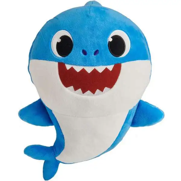 Pinkfong Baby Shark Daddy Shark 10-Inch Plush Doll with Sound [Blue]