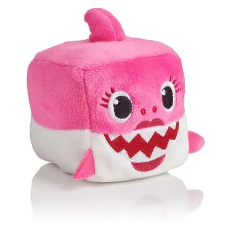 Pinkfong Baby Shark Mommy Shark Plush Cube with Sound [Pink]