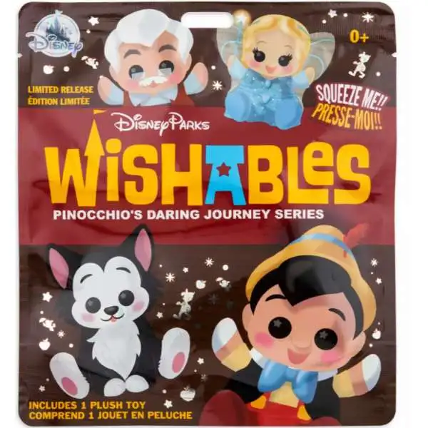 Disney Wishables Pinocchio's Daring Journey Series Exclusive 4-Inch Micro Plush Mystery Pack [1 RANDOM Figure]