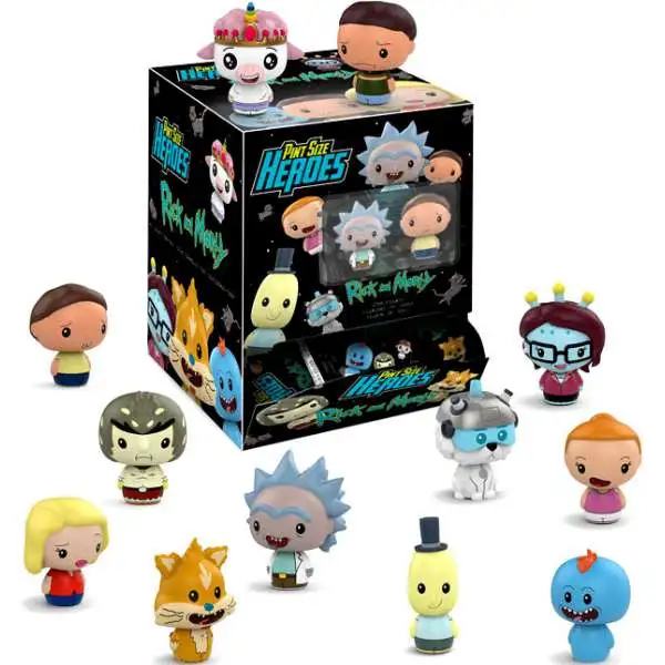 Funko Pint Size Heroes Rick & Morty Exclusive Mystery Box [24 Packs]