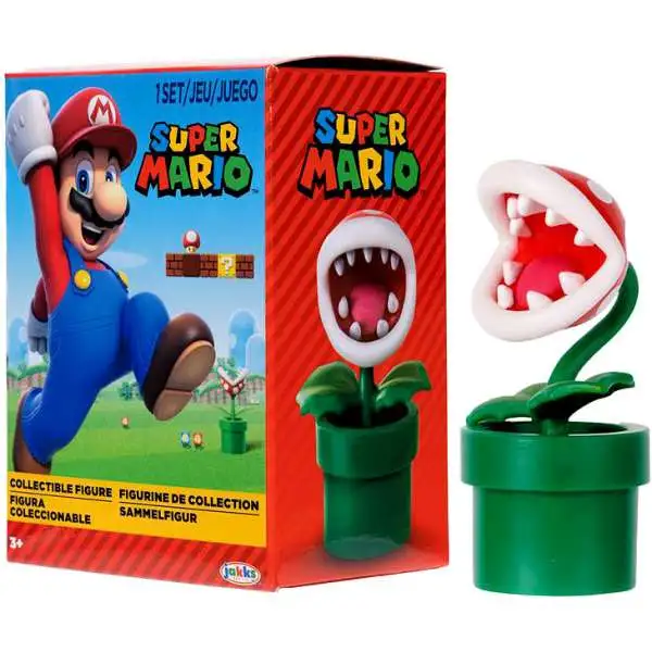World of Nintendo Super Mario Piranha Plant 2.5-Inch Collectible Mini Figure [Damaged Package]