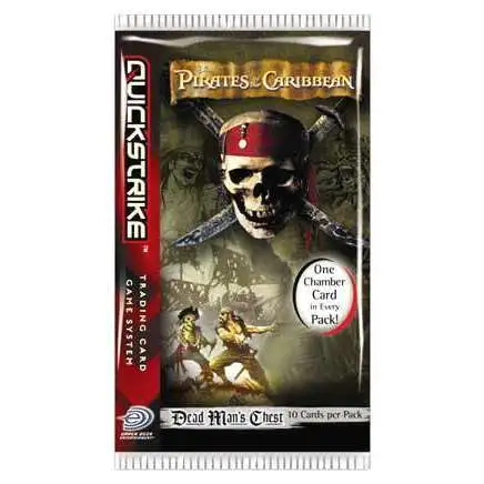 Pirates of the Caribbean Trading Card Game Dead Man's Booster Pack [10 Cards]