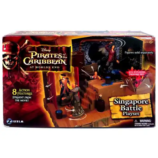 Pirates of the Caribbean At World's End Singapore Battle Playset [Damaged Package]