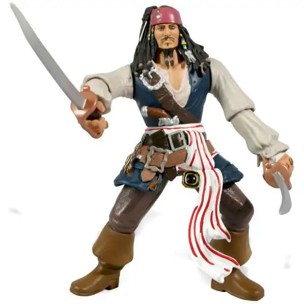 Pirates of the Caribbean At World's End Dual Action Battlers Jack Sparrow Action Figure [Ultimate]