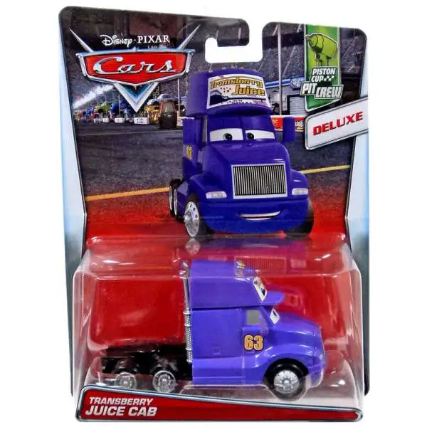 Disney / Pixar Cars Cars Piston Cup Pit Crew Transberry Juice Cab Deluxe Diecast Car #5/6