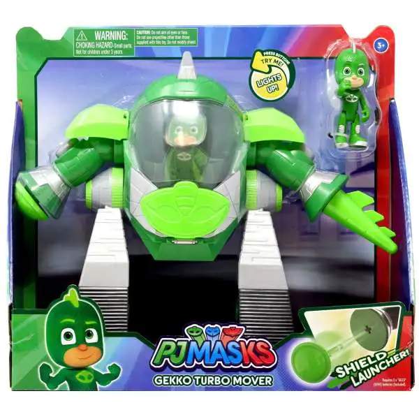 Disney Junior PJ Masks Gekko Turbo Mover Vehicle & Figure