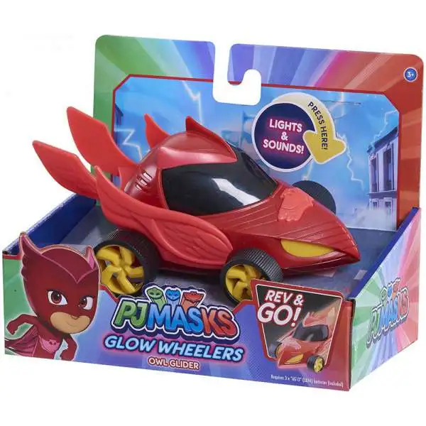 Disney Junior PJ Masks Glow Wheelers Owl Glider Vehicle