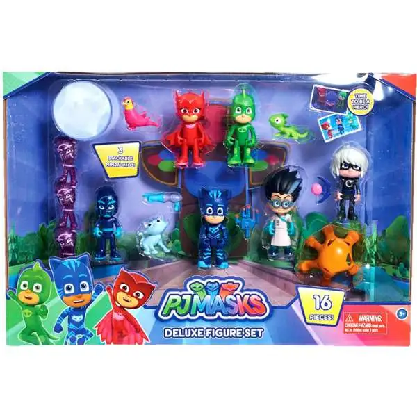 Disney Junior PJ Masks PJ Robot, Gekko, Catboy, Owlette RIP Figure 5 ...