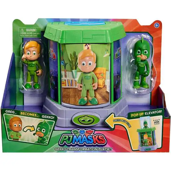 Disney Junior PJ Masks Gekko Transforming Playset [Pop Up Elevator]