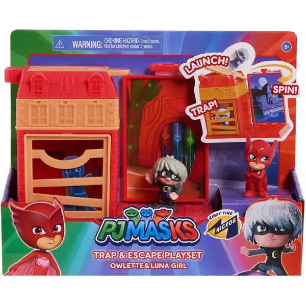 Disney Junior PJ Masks Trap & Escape Owlette & Luna Girl Playset