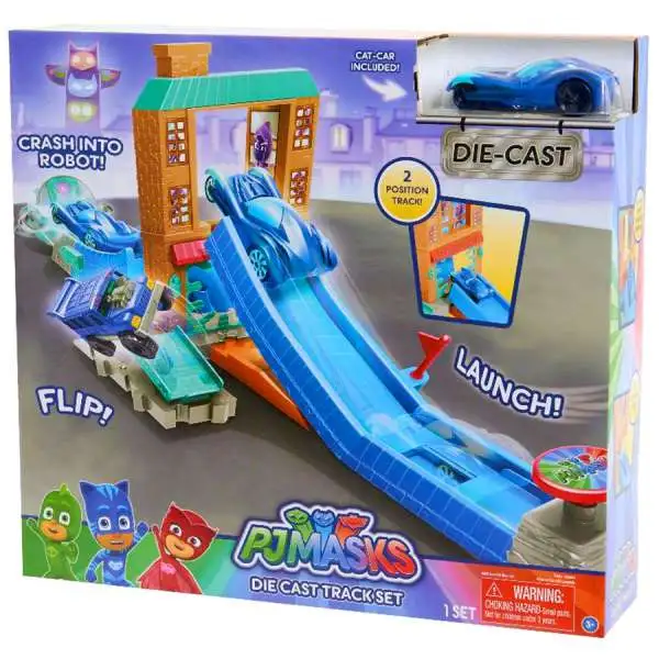Disney Junior PJ Masks Diecast Car Track Set