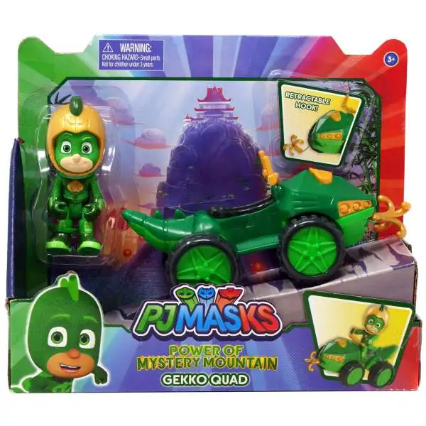 Disney Junior PJ Masks Power of Mystery Mountain Gekko Quad Vehicle & Figure