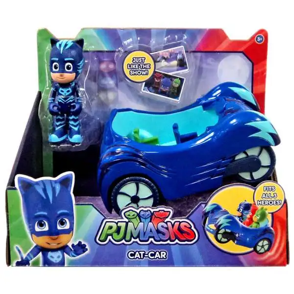 Disney Junior PJ Masks Cat-Car Vehicle & Figure [with Cat Boy]