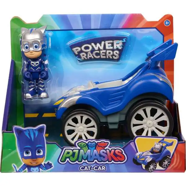 Disney Junior PJ Masks Power Racers Cat-Car Vehicle & Figure