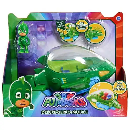 Disney Junior PJ Masks Deluxe Gekko-Mobile Vehicle & Figure