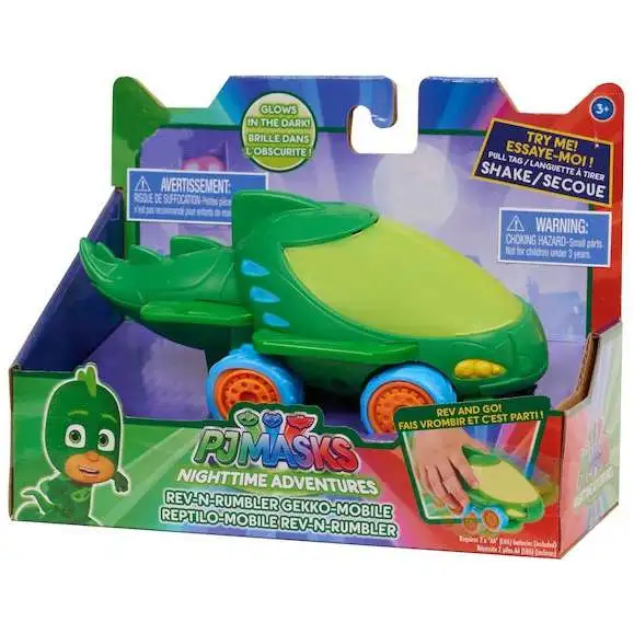 Disney Junior PJ Masks Rev-N-Rumbler Gekko-Mobile Exclusive Vehicle [Glow-in-the-Dark]