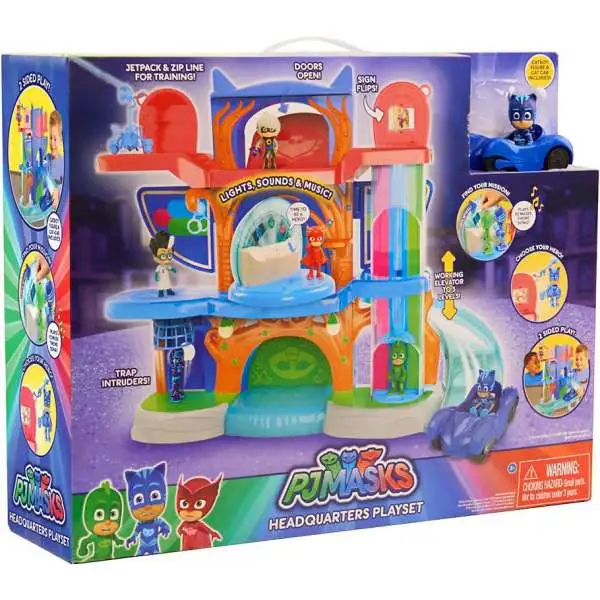 Disney Junior PJ Masks Headquarters Playset [Cat-Car]