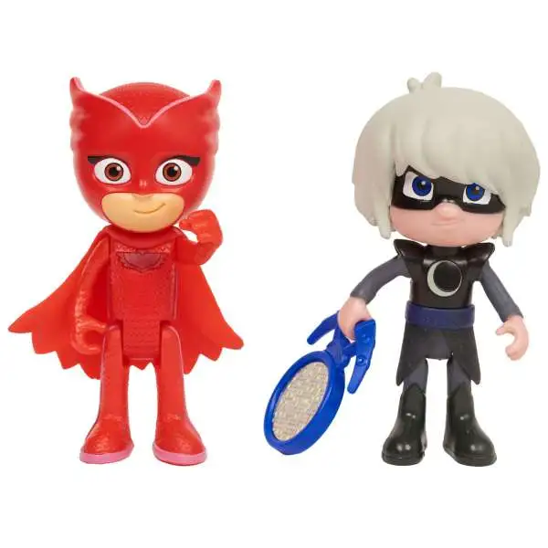 Disney Junior PJ Masks Owlette & Luna Girl Light-Up Action Figure 2-Pack [Version 2, Light-Up]