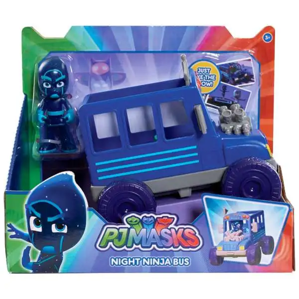 Disney Junior PJ Masks Night Ninja Bus Vehicle & Figure [Version 1]