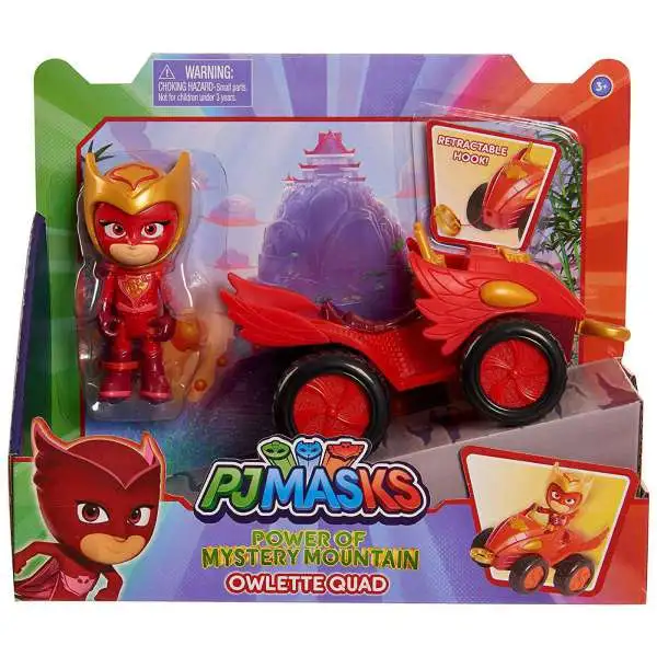 Disney Junior PJ Masks Power of Mystery Mountain Owlette Quad Vehicle & Figure