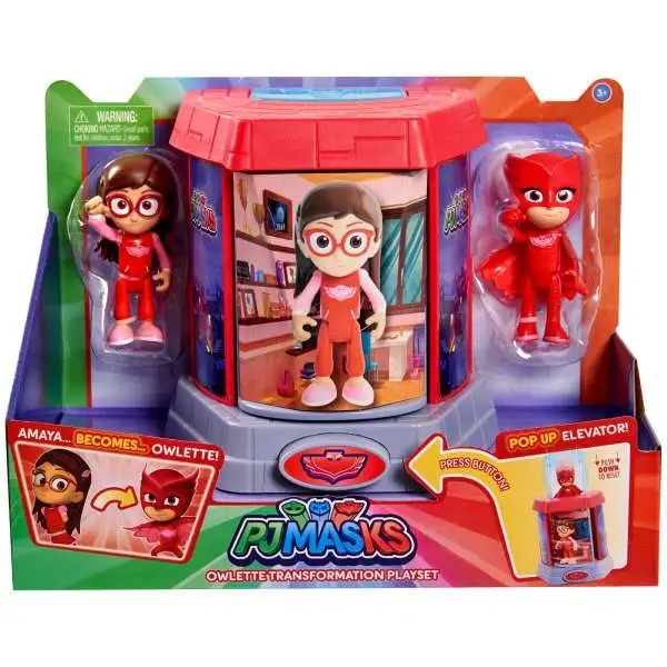 Disney Junior PJ Masks Owlette Transforming Playset [Pop Up Elevator]