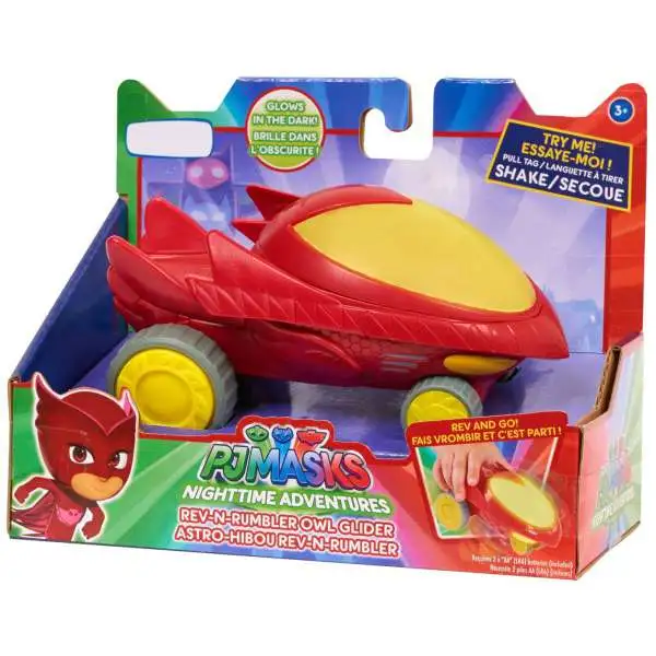 Disney Junior PJ Masks Rev-N-Rumbler Owl-Glider Exclusive Vehicle [Glow-in-the-Dark]