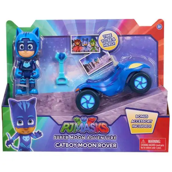 Disney Junior PJ Masks Super Moon Adventure Catboy Moon Rover Vehicle & Figure
