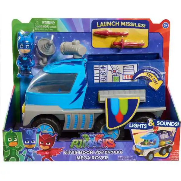 Disney Junior PJ Masks Super Moon Adventure Mega Rover Vehicle [Lights & Sounds]