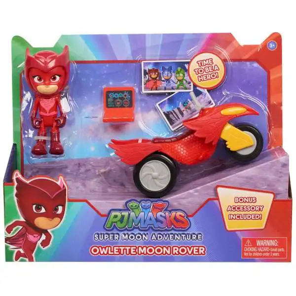 Disney Junior PJ Masks Super Moon Adventure Owlette Moon Rover Vehicle & Figure