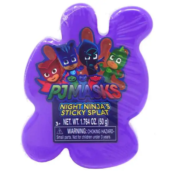 Disney Junior PJ Masks Night Ninja's Sticky Splat 1.764 Ounce Slime [Purple]