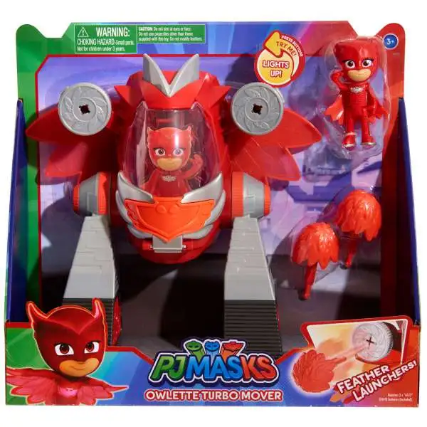 Disney Junior PJ Masks Owlette Turbo Mover Vehicle & Figure
