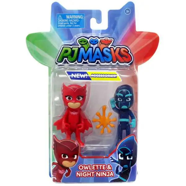 Disney Junior PJ Masks Owlette & Night Ninja Action Figure 2-Pack